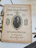 Antique 1909 Parts I Have Played Lewis Waller Actor Booklet 30 Photographs