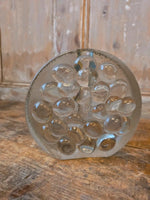 Load image into Gallery viewer, Vintage 60s Walther Glas Mid Century German Glass Solifleur Glass Stem Vase

