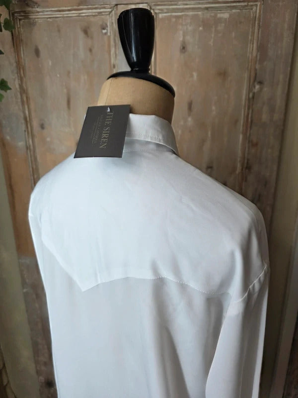Vintage 1970s western pearl popper button shirt