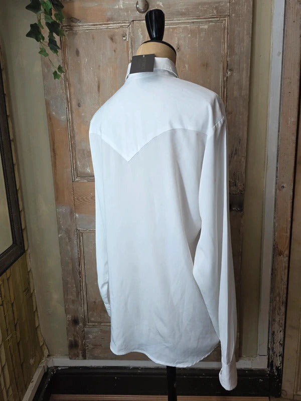 Vintage 1970s western pearl popper button shirt