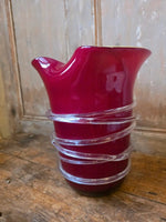 Load image into Gallery viewer, Vintage 1960s Large Hand-Blown Art Glass Vase

