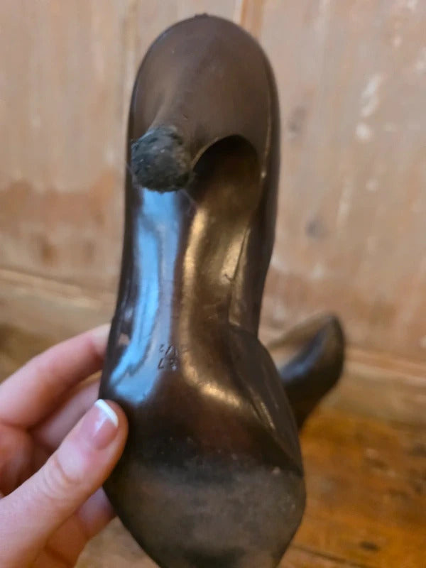 Vintage 1990s Bruno Magli Leather Heels – UK 5