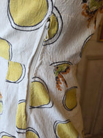 Load image into Gallery viewer, Vintage 1960s novelty butter yellow - Mod Cotton Wiggle Shift Dress
