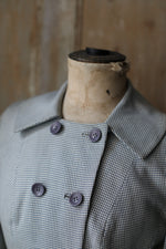 Load image into Gallery viewer, Vintage late 1940s Rensoir original two piece wool ladies suit. Dogtooth

