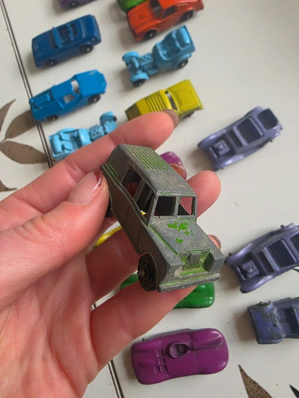 Vintage Tootsietoy Die Cast Car Job Lot – 1930s 1940s 1950s Mini Metal Cars