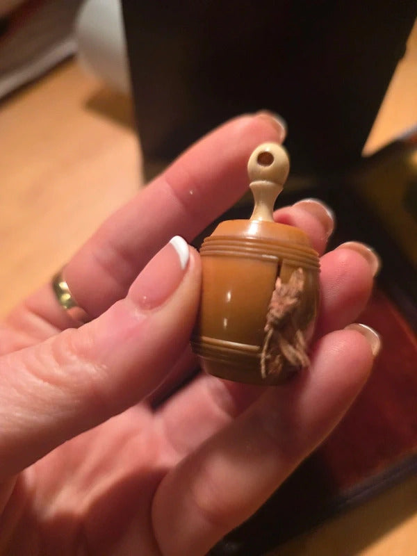 Antique Amber Tape Measure  Early 20th Century