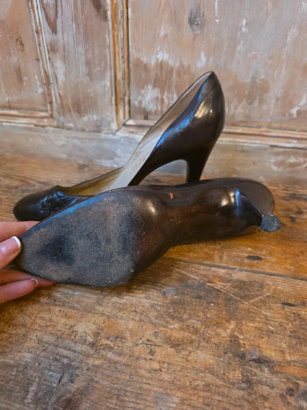 Vintage 1990s Bruno Magli Leather Heels – UK 5
