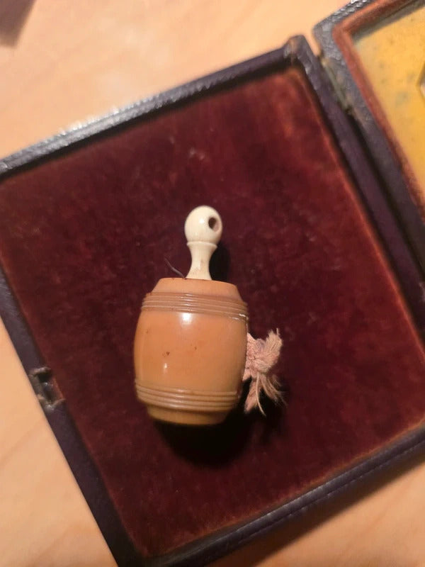 Antique Amber Tape Measure  Early 20th Century