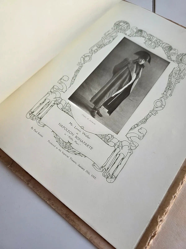 Antique 1909 Parts I Have Played Lewis Waller Actor Booklet 30 Photographs