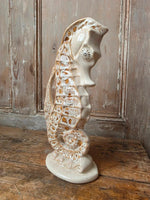 Load image into Gallery viewer, Vintage Mid-Century Fosters Honeycomb Seahorse Vase

