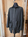 Maison Martin Margiela Jacket MM10– Black Zip Front Utility Coat – Made in Italy