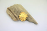 Load image into Gallery viewer, 1960s Dress Clip - Vintage Novelty Puffer Fish - Gold Tone
