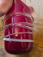 Load image into Gallery viewer, Vintage 1960s Large Hand-Blown Art Glass Vase
