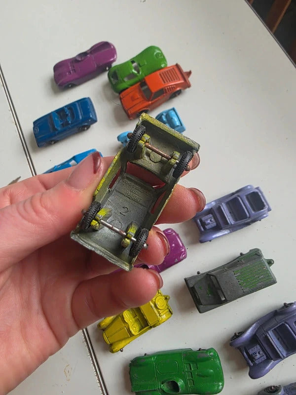 Vintage Tootsietoy Die Cast Car Job Lot – 1930s 1940s 1950s Mini Metal Cars