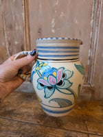 Load image into Gallery viewer, Vintage Studio Pottery Jug Hand Painted Floral
