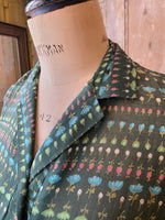 Load image into Gallery viewer, Vintage 1950s Sheer Floral Shirtwaister by Styled by Lynbrook – UK 10

