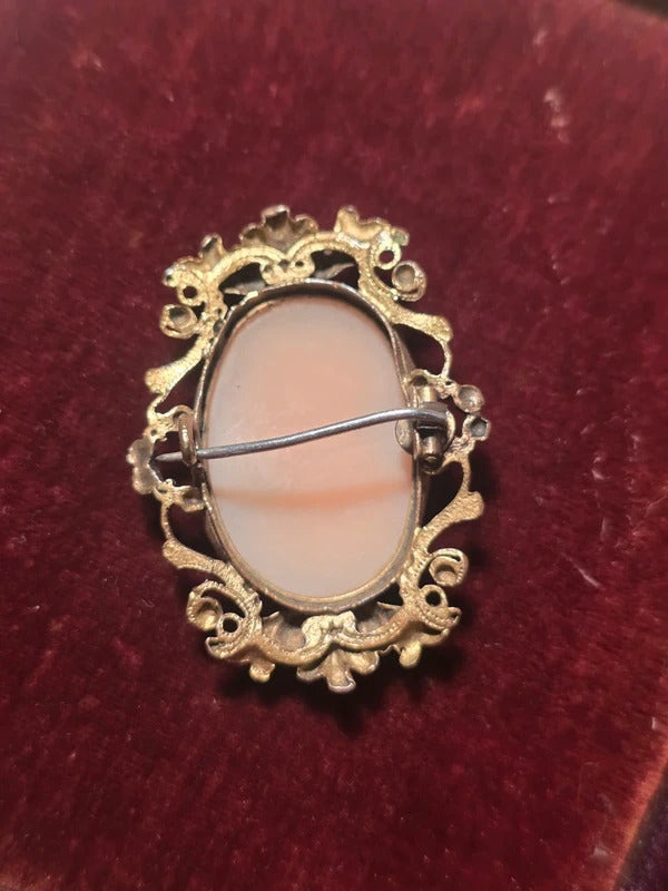 Victorian-Style Cameo Brooch – Classical Profile – c. late 19th / early 20th century