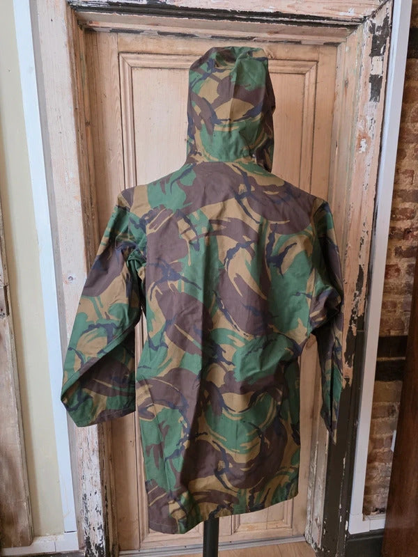 Vintage Camo Pullover Jacket Hooded Smock Festival Military Style