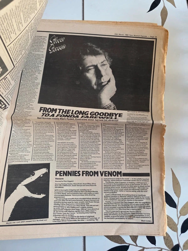 Vintage NME Magazine March 1982 Bauhaus Depeche Mode Jubilee Punk