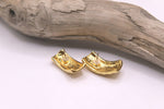 Load image into Gallery viewer, Vintage 1980s gold tone stud statement earrings
