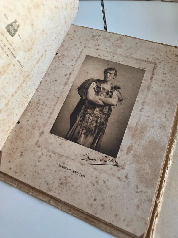 Antique 1909 Parts I Have Played Lewis Waller Actor Booklet 30 Photographs