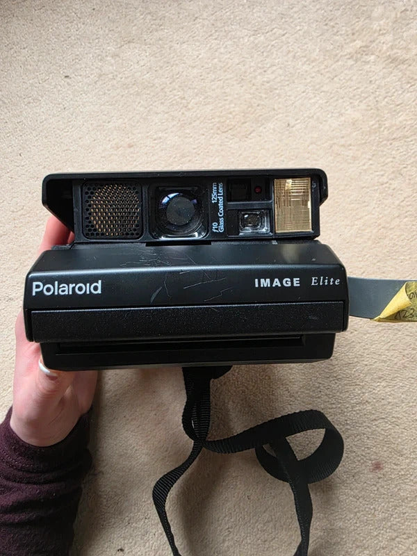 Vintage 1980s Polaroid Image Elite Instant Camera photography