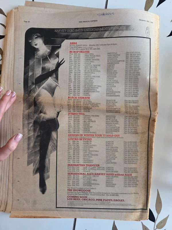 Vintage NME Magazine December 25 1976 Bob Dylan Best Albums 1966