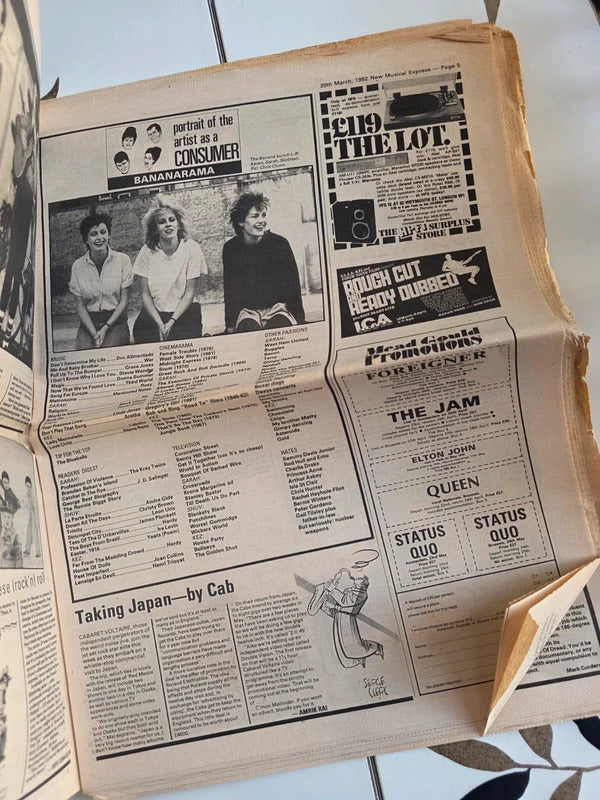 Vintage NME Magazine March 1982 Bauhaus Depeche Mode Jubilee Punk