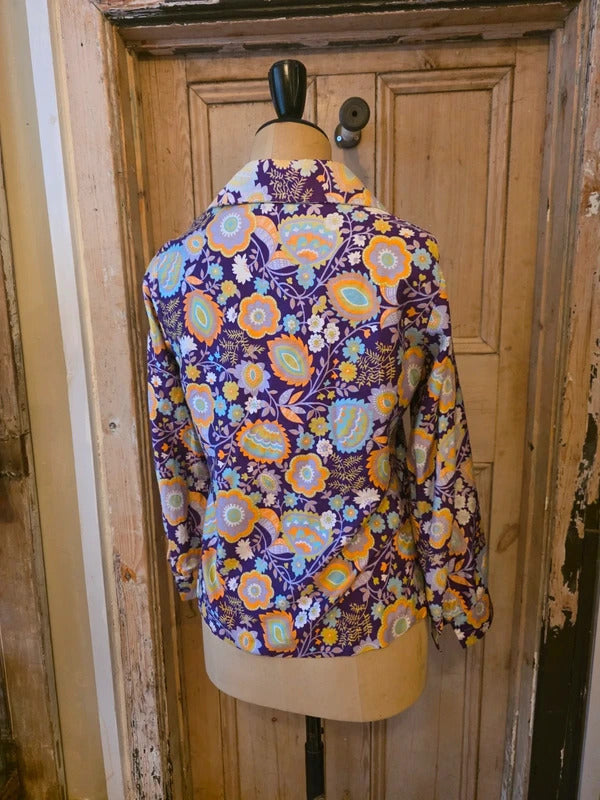 Vintage 1970s Psychedelic Floral Shirt – Famous Graff California