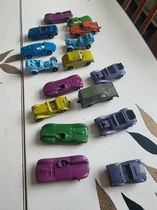 Vintage Tootsietoy Die Cast Car Job Lot – 1930s 1940s 1950s Mini Metal Cars