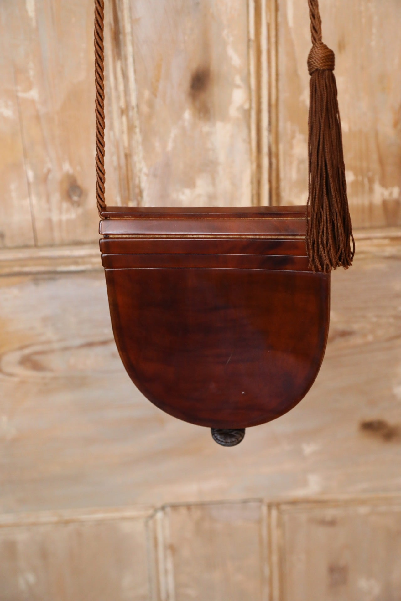Vintage 1970s boho leather peacock feather shoulder bag