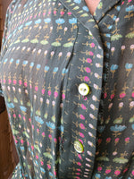 Load image into Gallery viewer, Vintage 1950s Sheer Floral Shirtwaister by Styled by Lynbrook – UK 10

