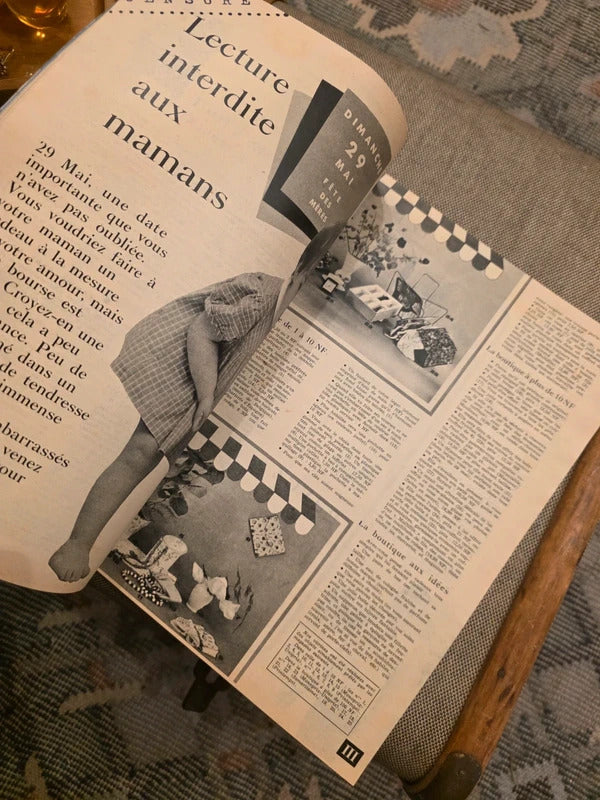 Vintage La Vie french magazine - May 1960