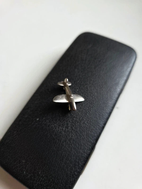 Vintage WW1 Trench Art Sweetheart Brooch – Aeroplane Pin