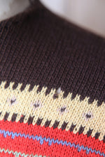 Load image into Gallery viewer, Rare vintage 1940s western wool handknit jumper - UK10
