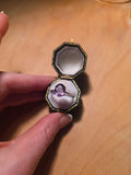 Vintage 1940s Sterling Silver Amethyst Ring – Oval Cut
