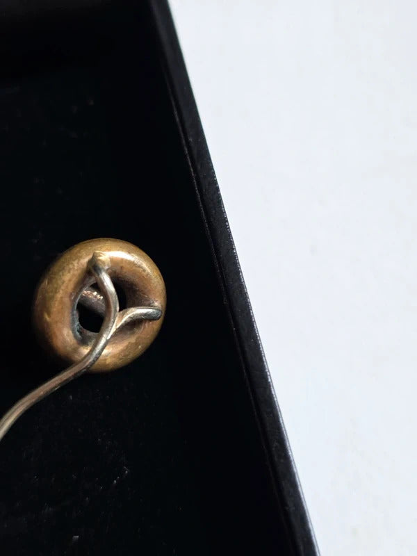 Antique Edwardian Gold tone Love Knot Stick Pin