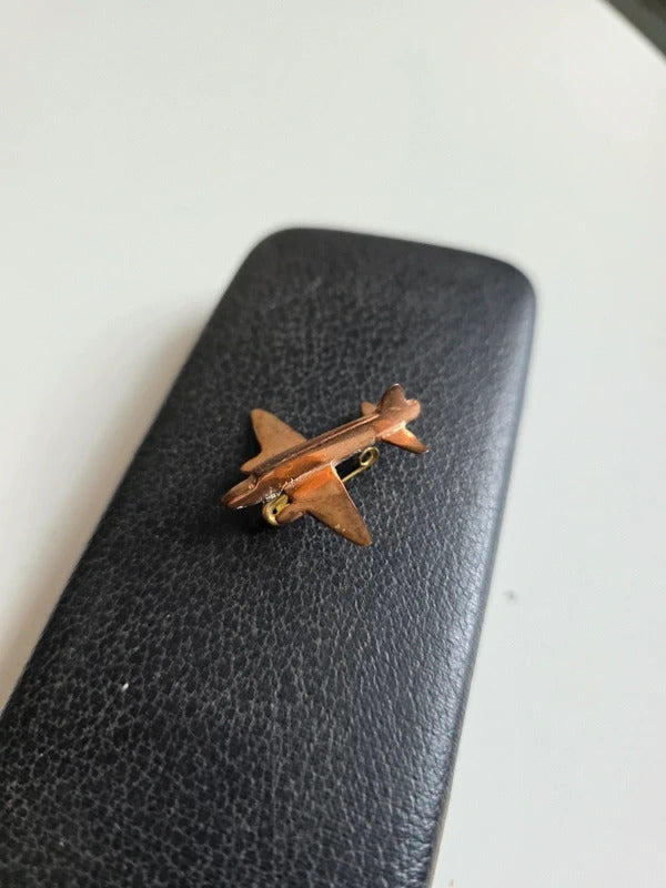 Vintage WW2 Sweetheart Brooch – Aeroplane Pin