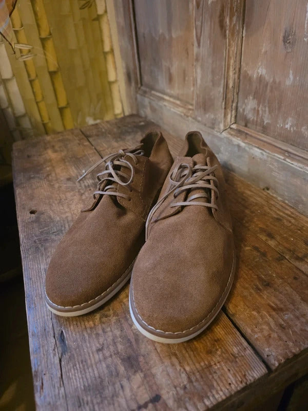 Bertie Basil lace up brogue Shoes – Brown uk8