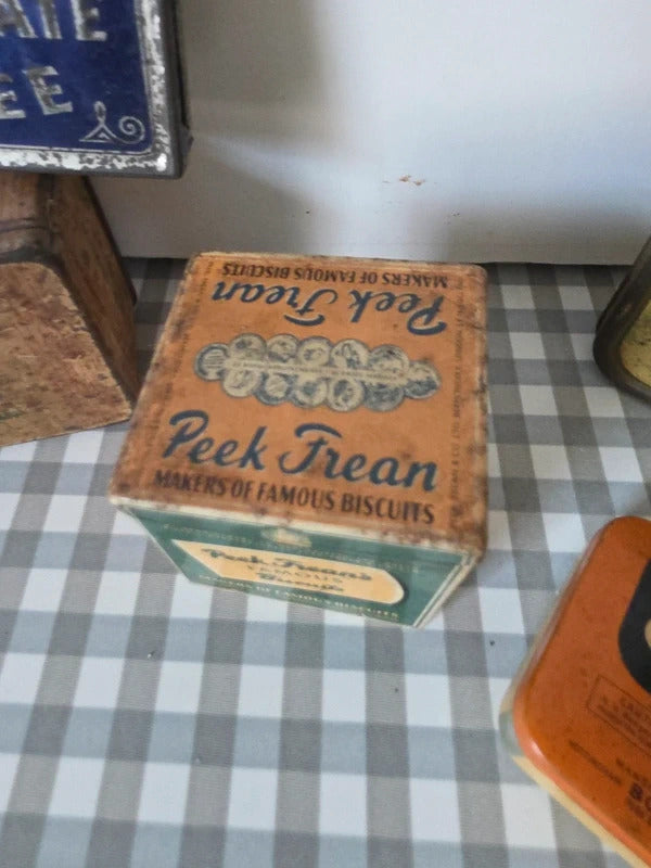 Vintage Advertising Tin Job Lot – Peek Frean, Boots, Farrah’s, Player’s Tobacco