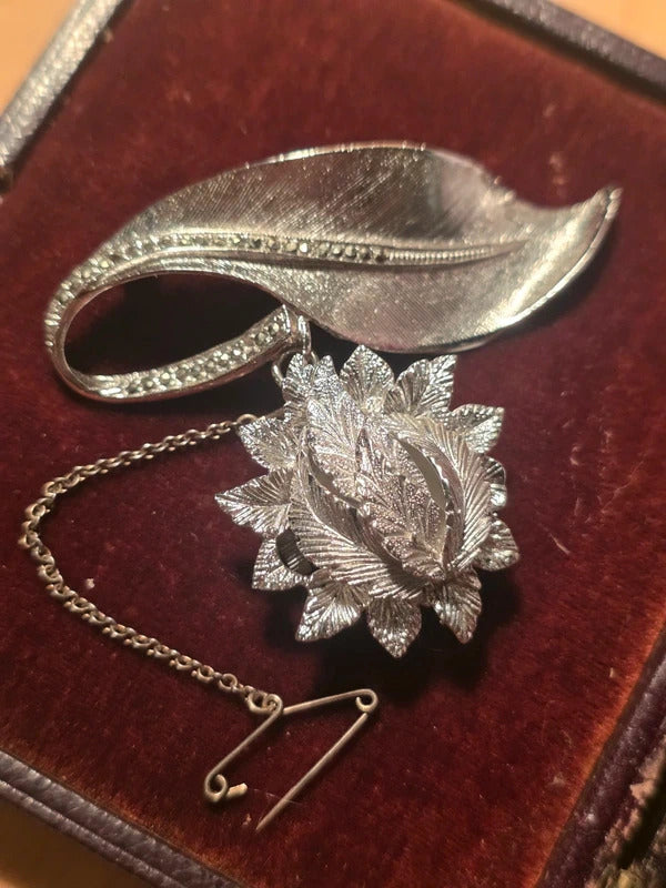 Vintage Swiss Tavannes Mechanical Watch Brooch / Pendant – c. 1950s