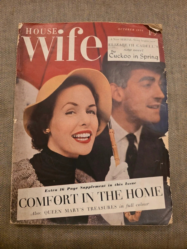 Vintage Housewife Magazine - October 1954