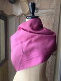 Vintage Pink Jacqmar Silk-Style Square Scarf