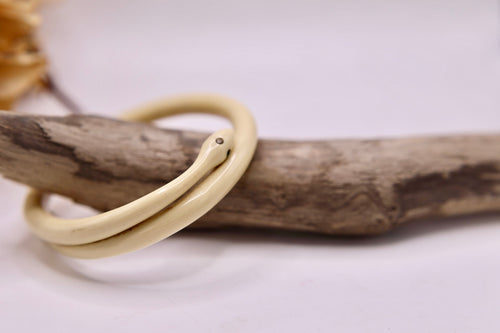 Art Deco snake celluloid stacking bangle flapper bracelet 1920s early plastic