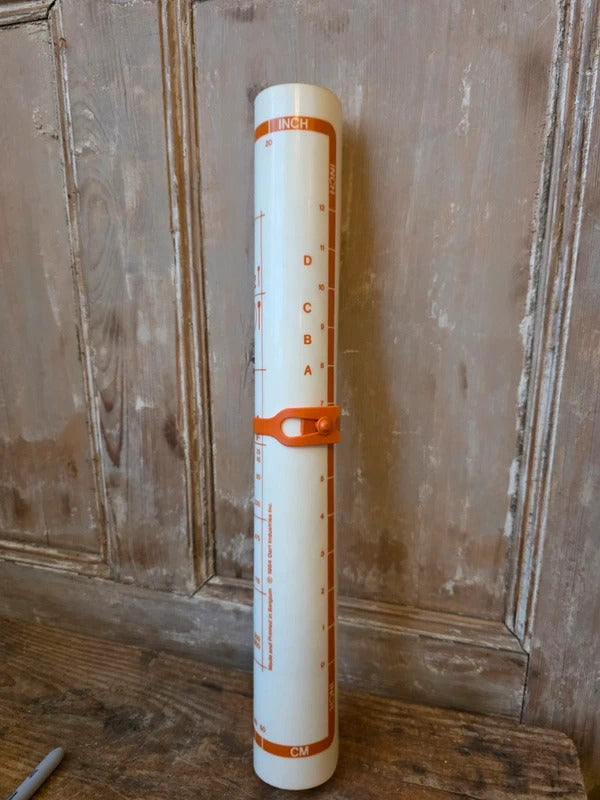 Vintage 1984 Tupperware Pastry Mat – Baking Conversion Chart / Retro Kitchen