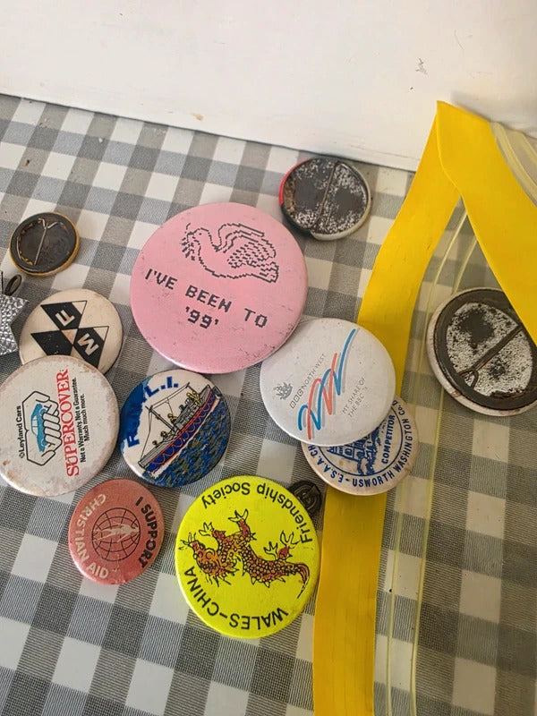 Vintage Pin Badge Job Lot – 1970s 80s 90s Mixed Collectable Badges