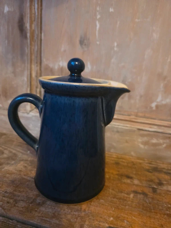 Vintage Denby Stoneware Coffee Pot / Teapot – ¼ Pint