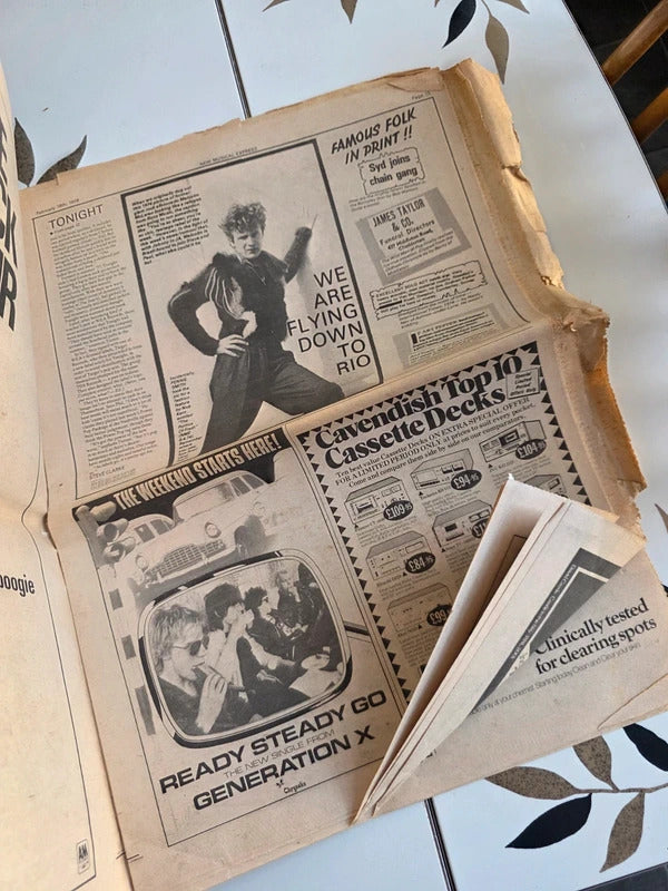 Vintage NME Newspaper February 18 1978 Sid Vicious Elvis Costello Punk