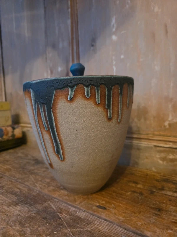 Vintage Mid-Century Studio Pottery Pestle & Mortar