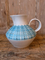 Load image into Gallery viewer, Vintage 1950s Denby Stoneware Jug Turquoise Hand Painted
